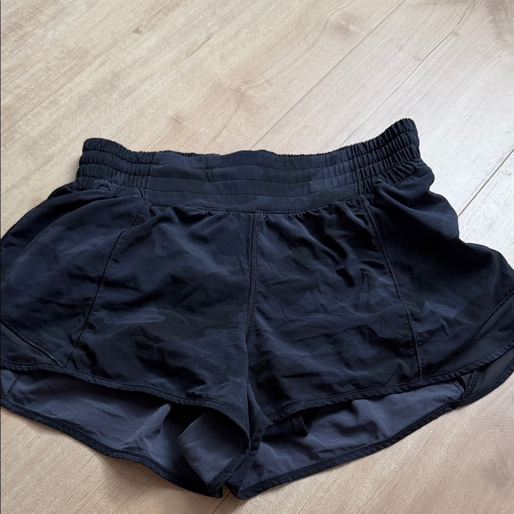 Black camo  Women's Athletic Shorts - Lightweight Running Shorts hottie hot 6